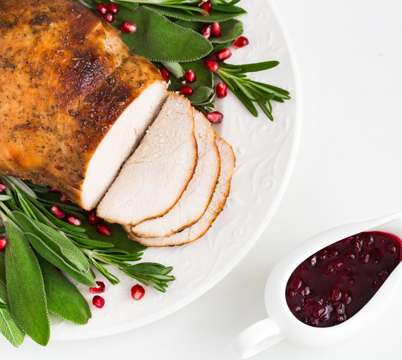 Turkey Fillet with Pomegranate Glaze